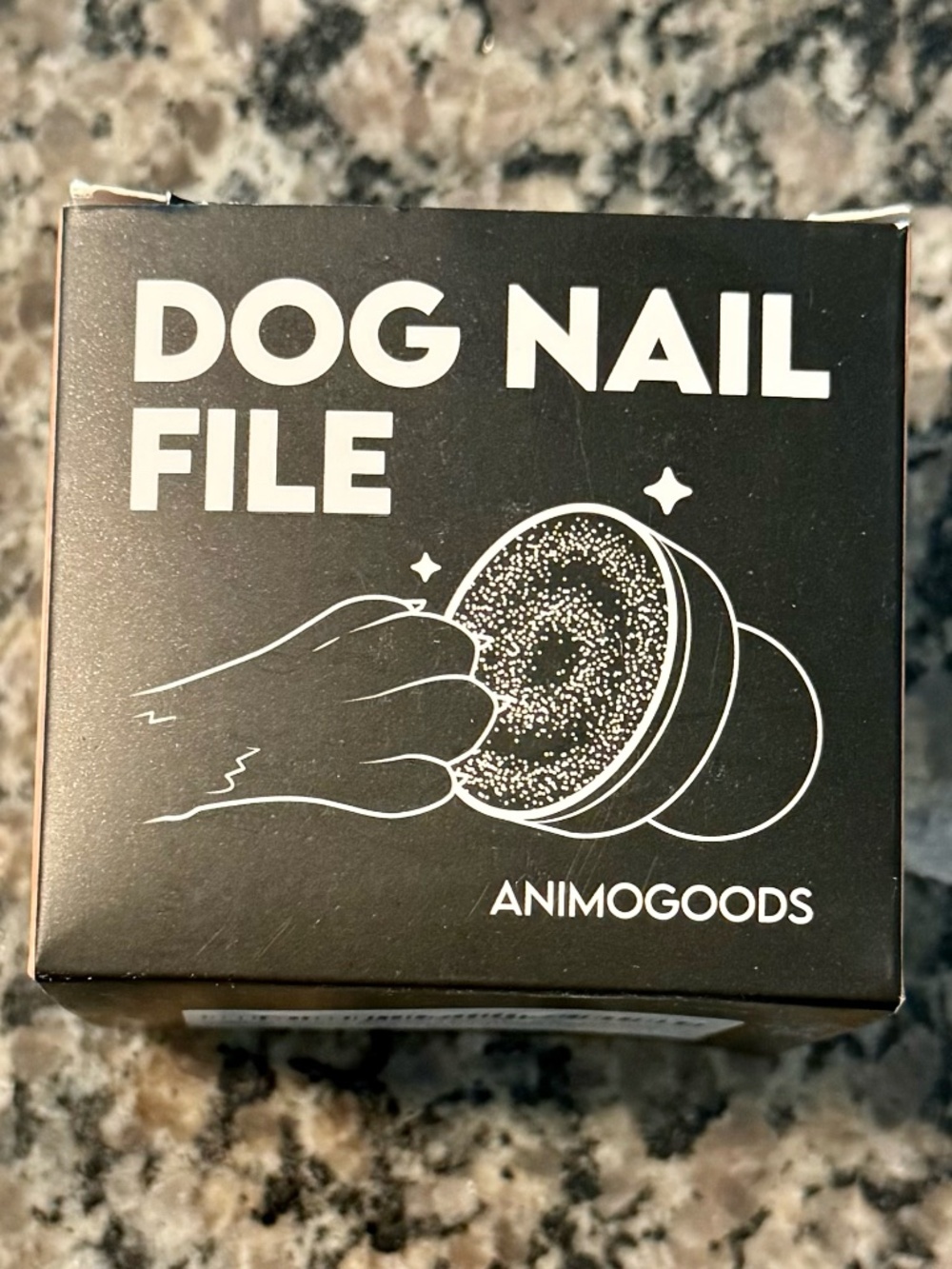 Aminogoods Dog Nail File With 3 Extra Filing Sheets - Black